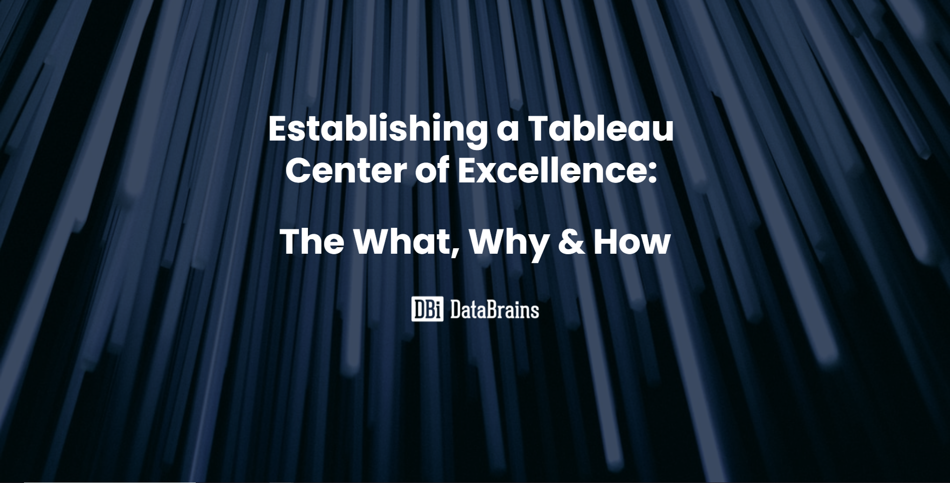 Establishing a Tableau Center of Excellence: The What, Why & How